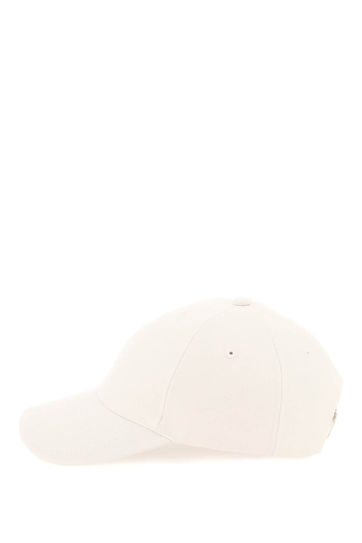 Apc Charlie Logo-embroidered Baseball Cap In Blanc (white)