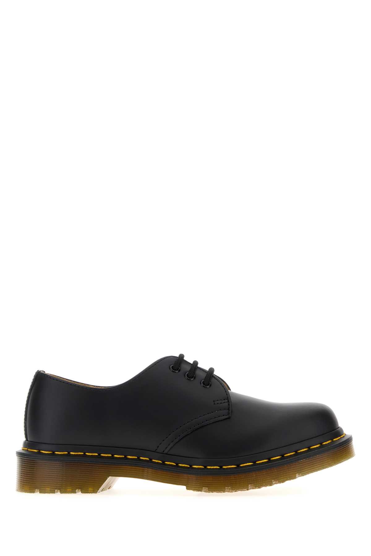 Dr. Martens' Black Leather Lace-up Shoes In Black