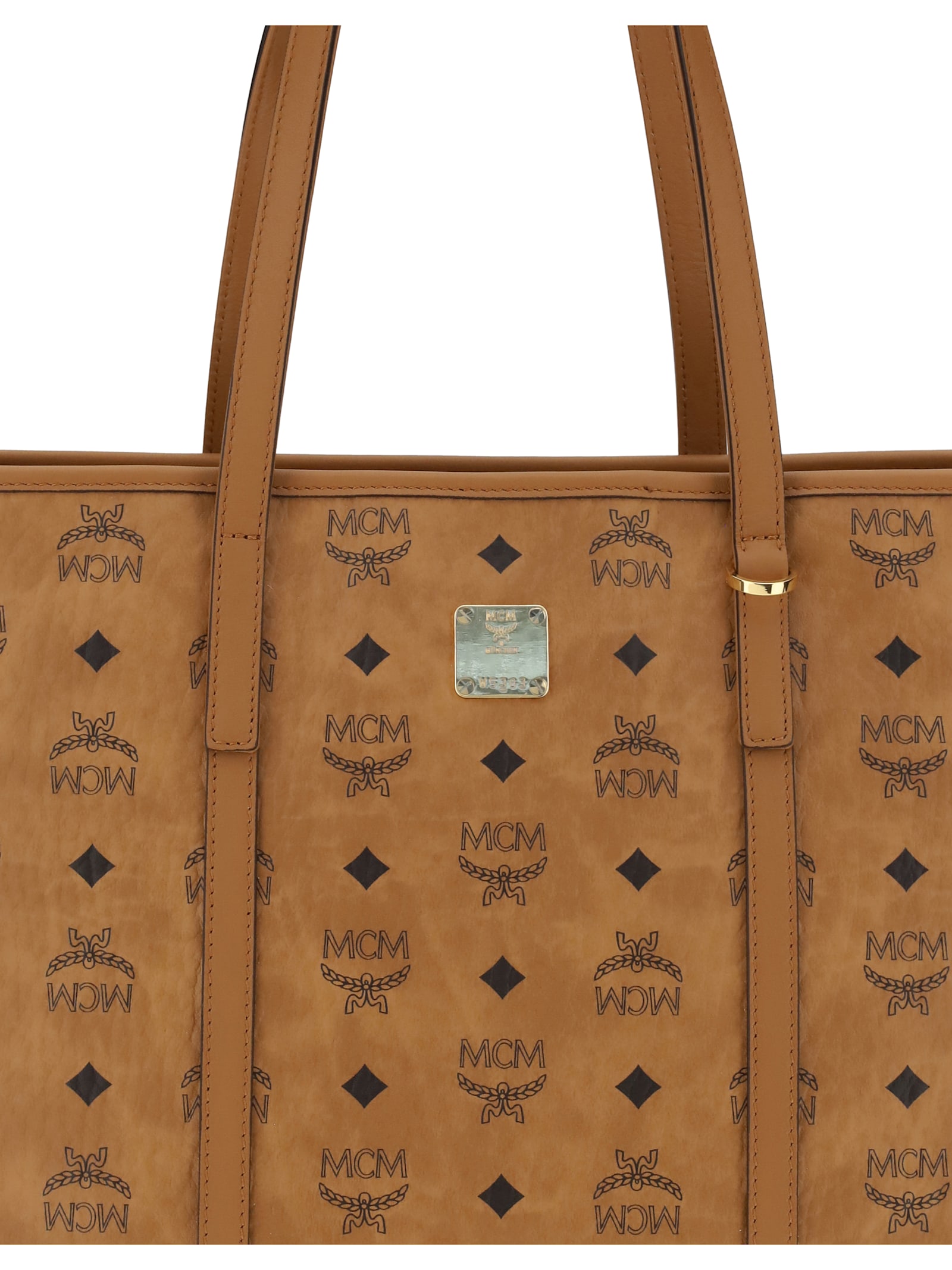 Mcm Logo-print Tote Bag