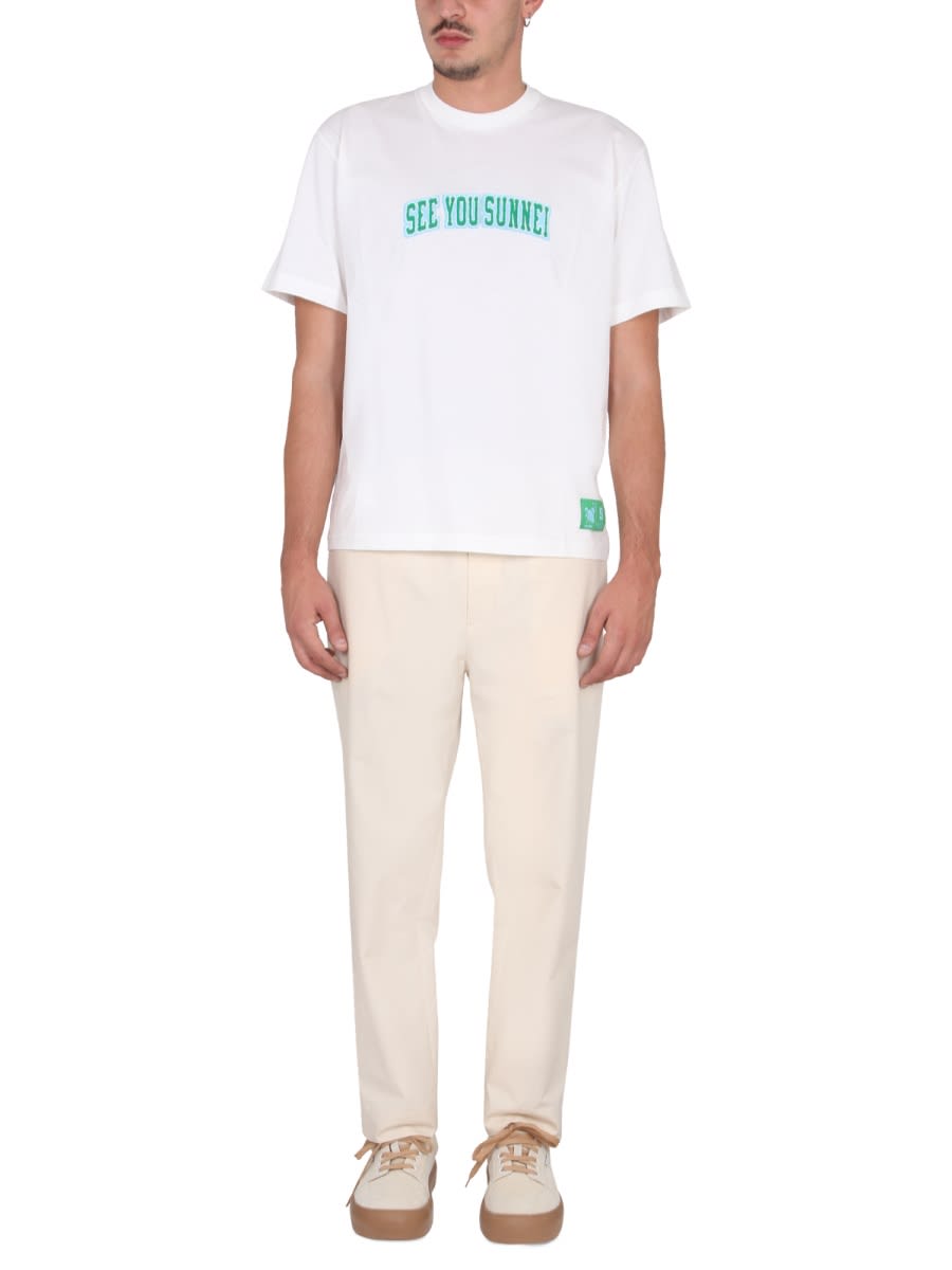 Sunnei " T-shirt In White