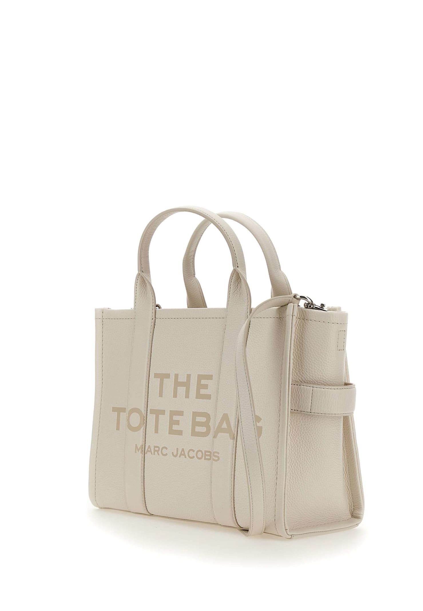 Shop Marc Jacobs The Tote Medium Bag In White