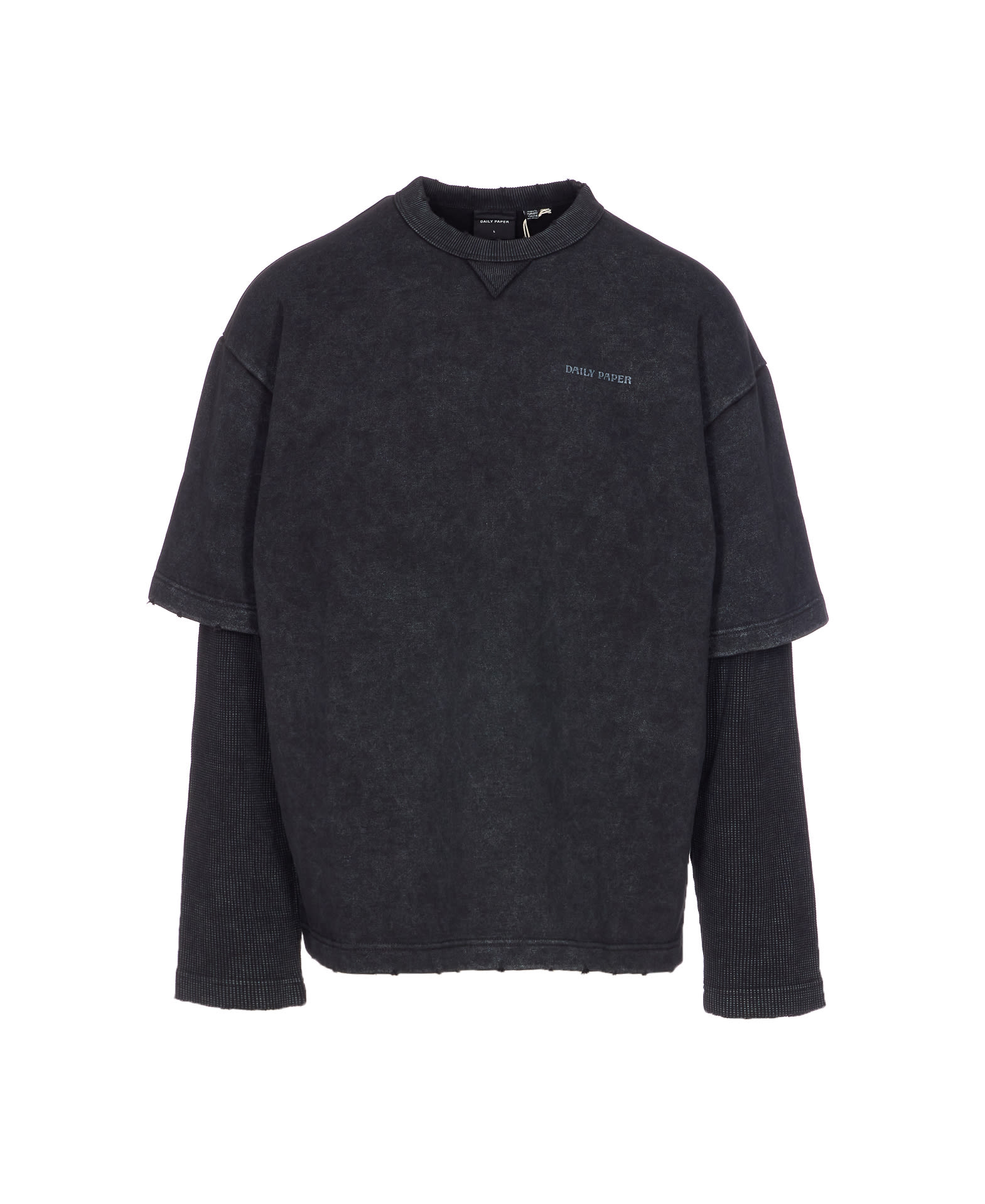 Daily Paper Logo-print T-shirt In Black