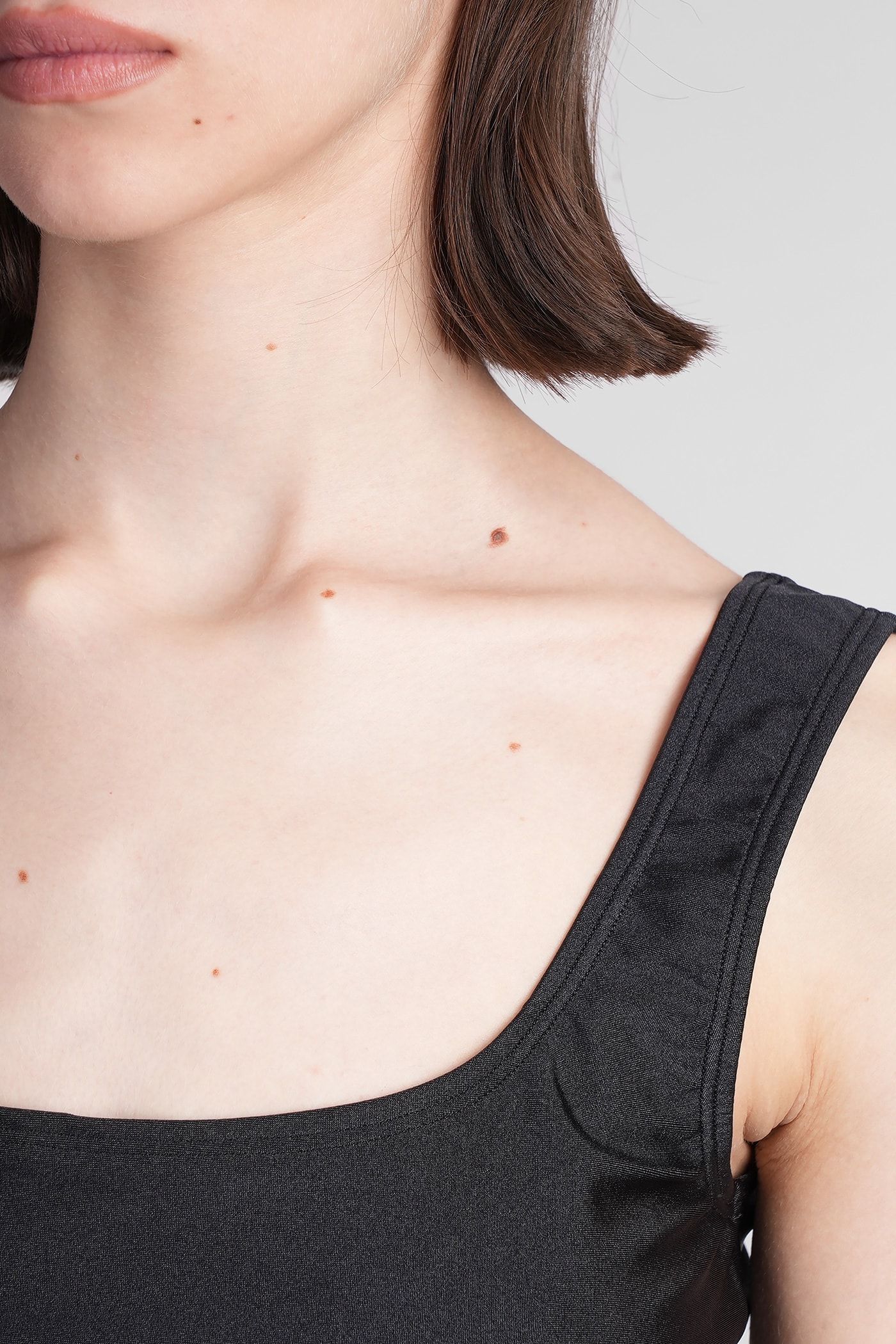 The Andamane Hollywood Topwear In Black Polyamide In Black