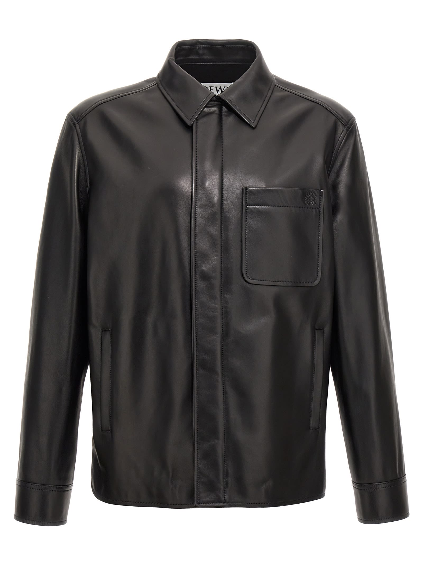 Leather Overshirt