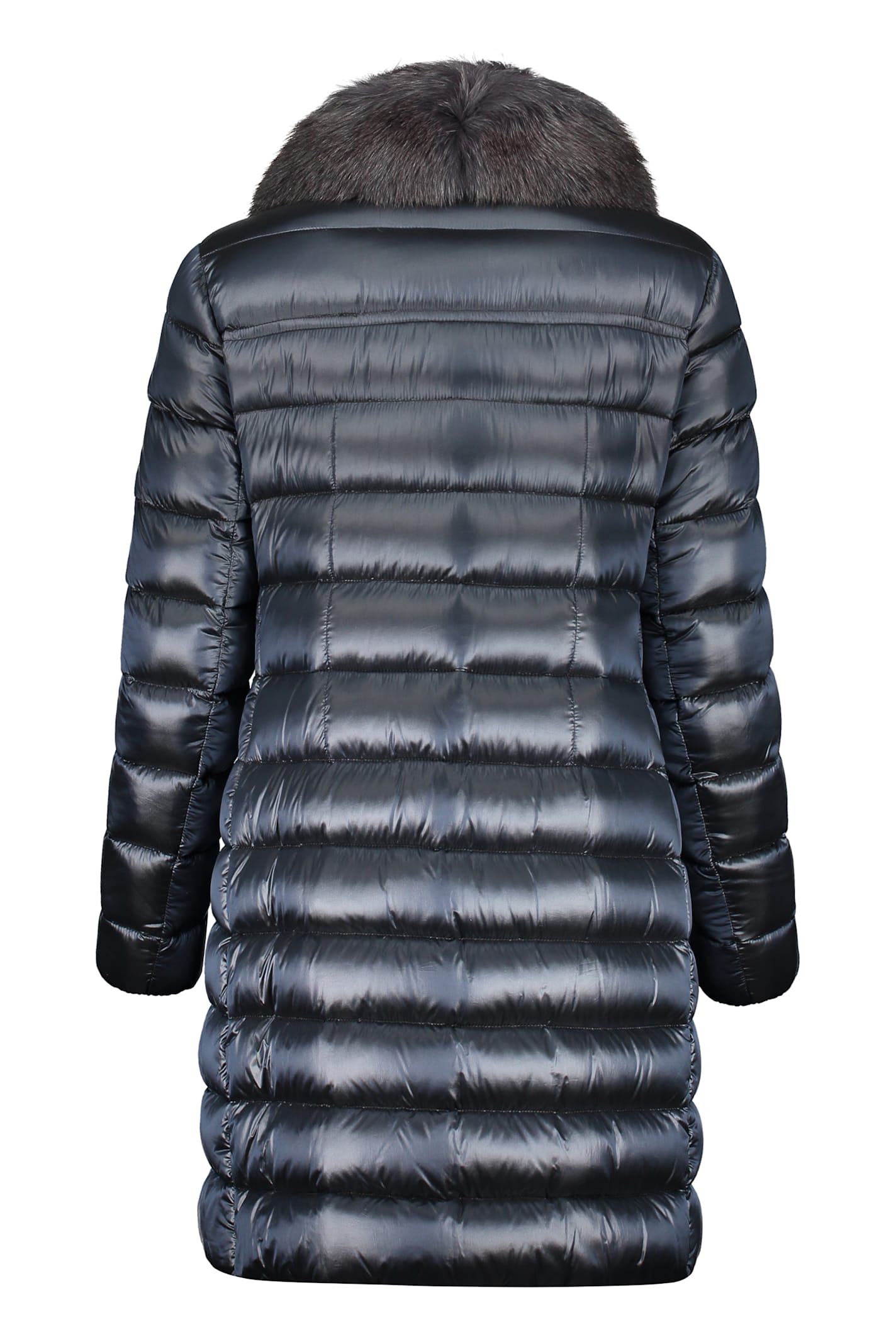 Moorer Zip And Snap Button Fastening Down Jacket