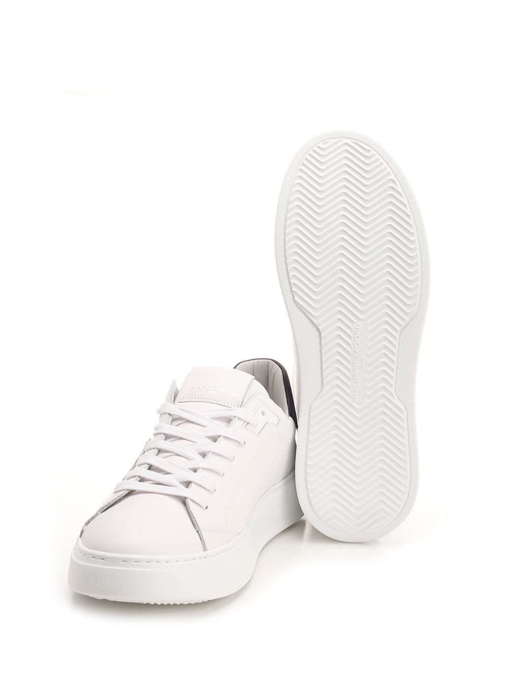 Shop Philippe Model Temple Sneaker In White