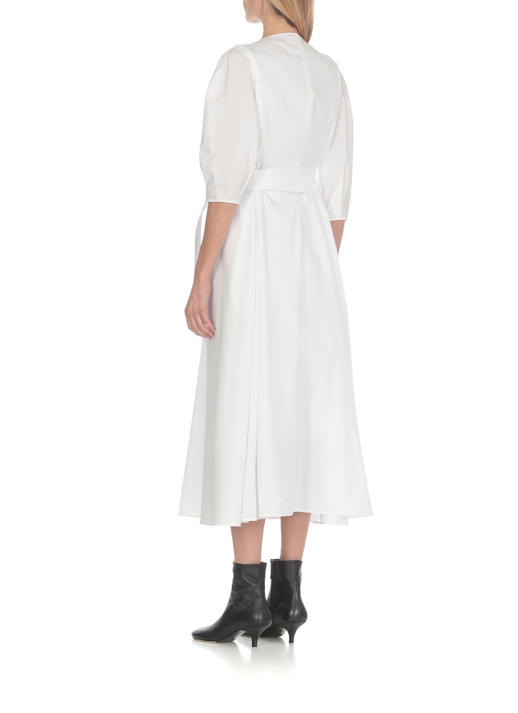 Shop Y's Cotton Dress In White