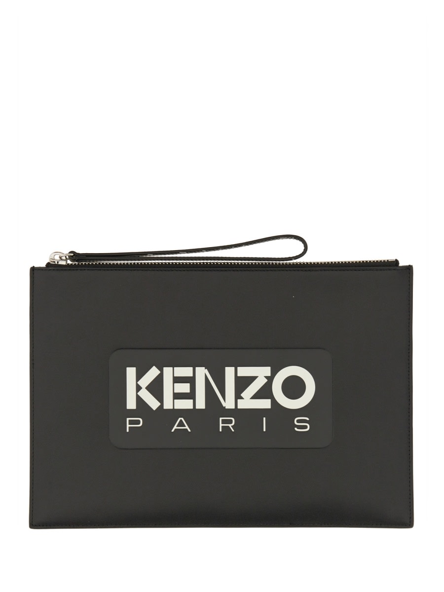 Large Clutch Bag With Logo