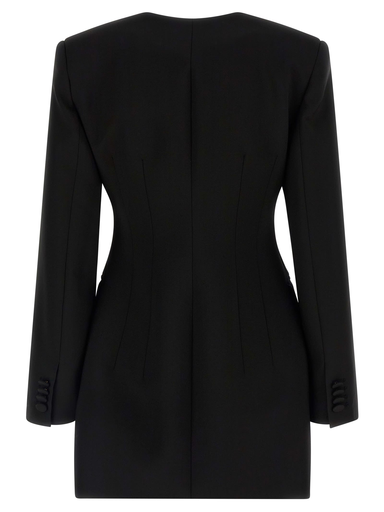 Giuseppe Di Morabito Tailored Double-breasted Blazer Style Dress In Black