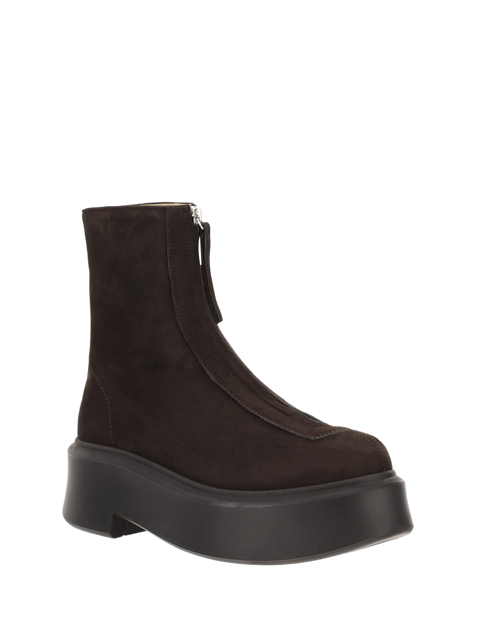 Shop The Row Boots In Dark Brown