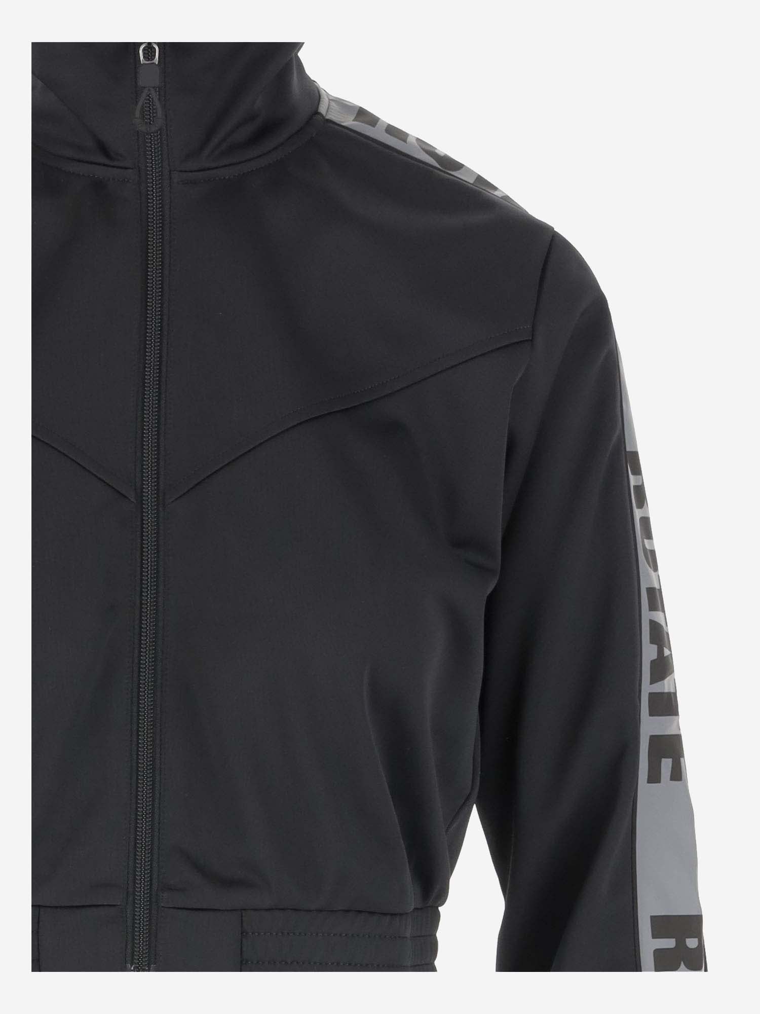 Rotate Birger Christensen Sunday Capsule Cropped Sweatshirt In Black