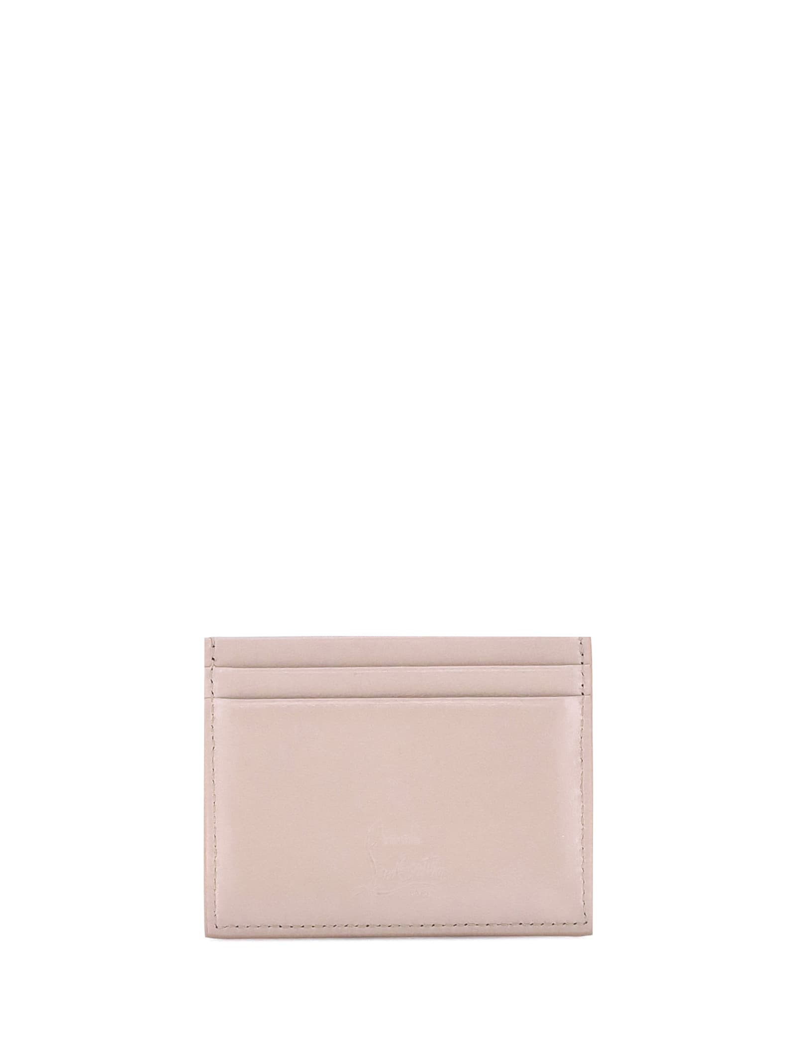 Christian Louboutin Kios Card Holder In Pink