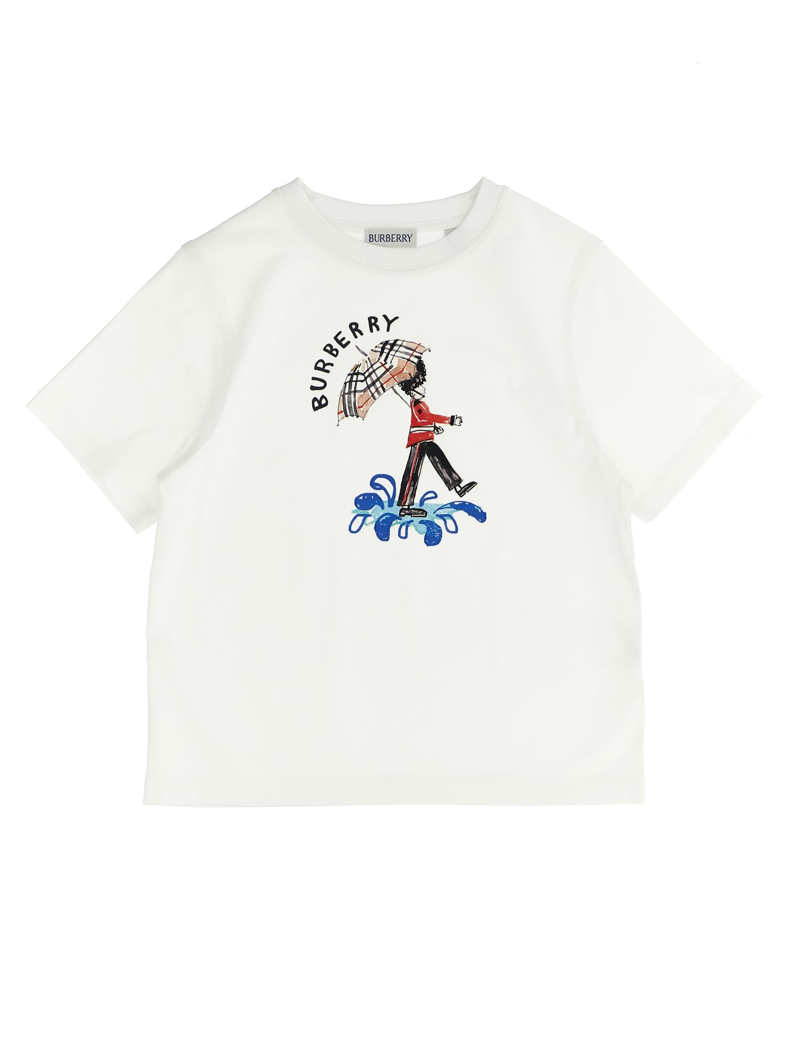 Burberry Cedar Soldier T-shirt In White
