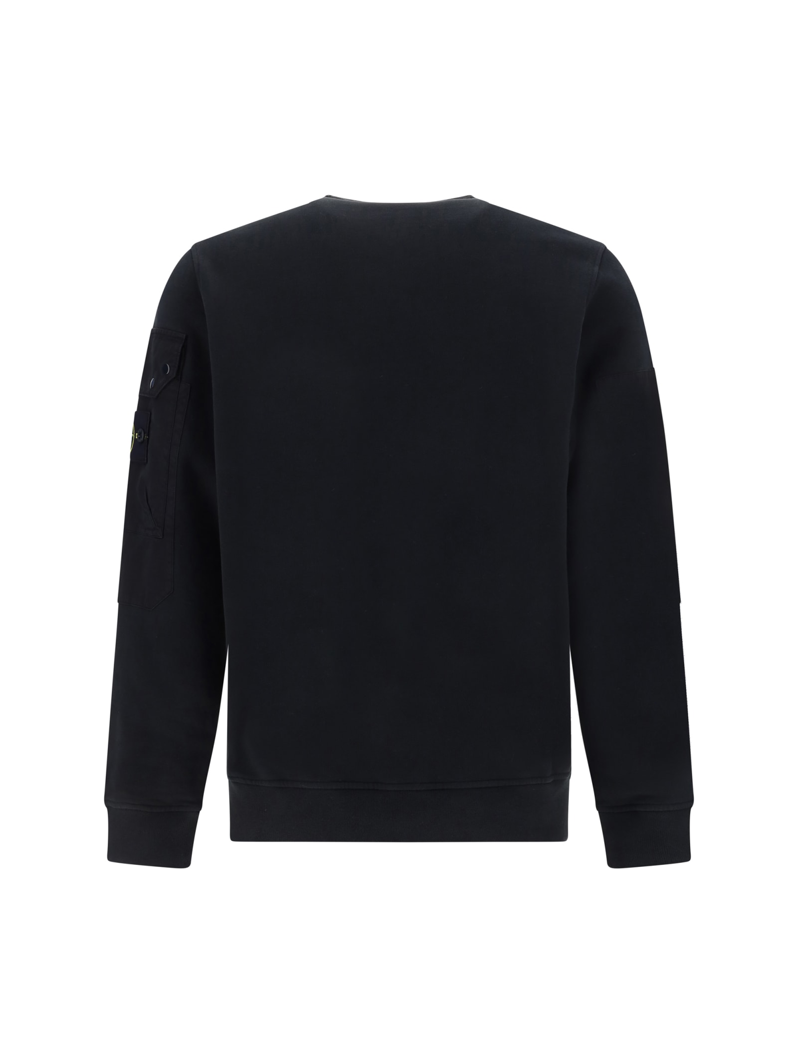 Shop Stone Island Sweatshirt In Black