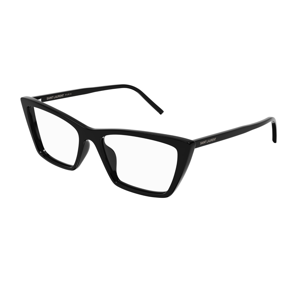 Saint Laurent Sl 737 Mica Thin Opt Linea Sl Logo Eyeglasses In Black