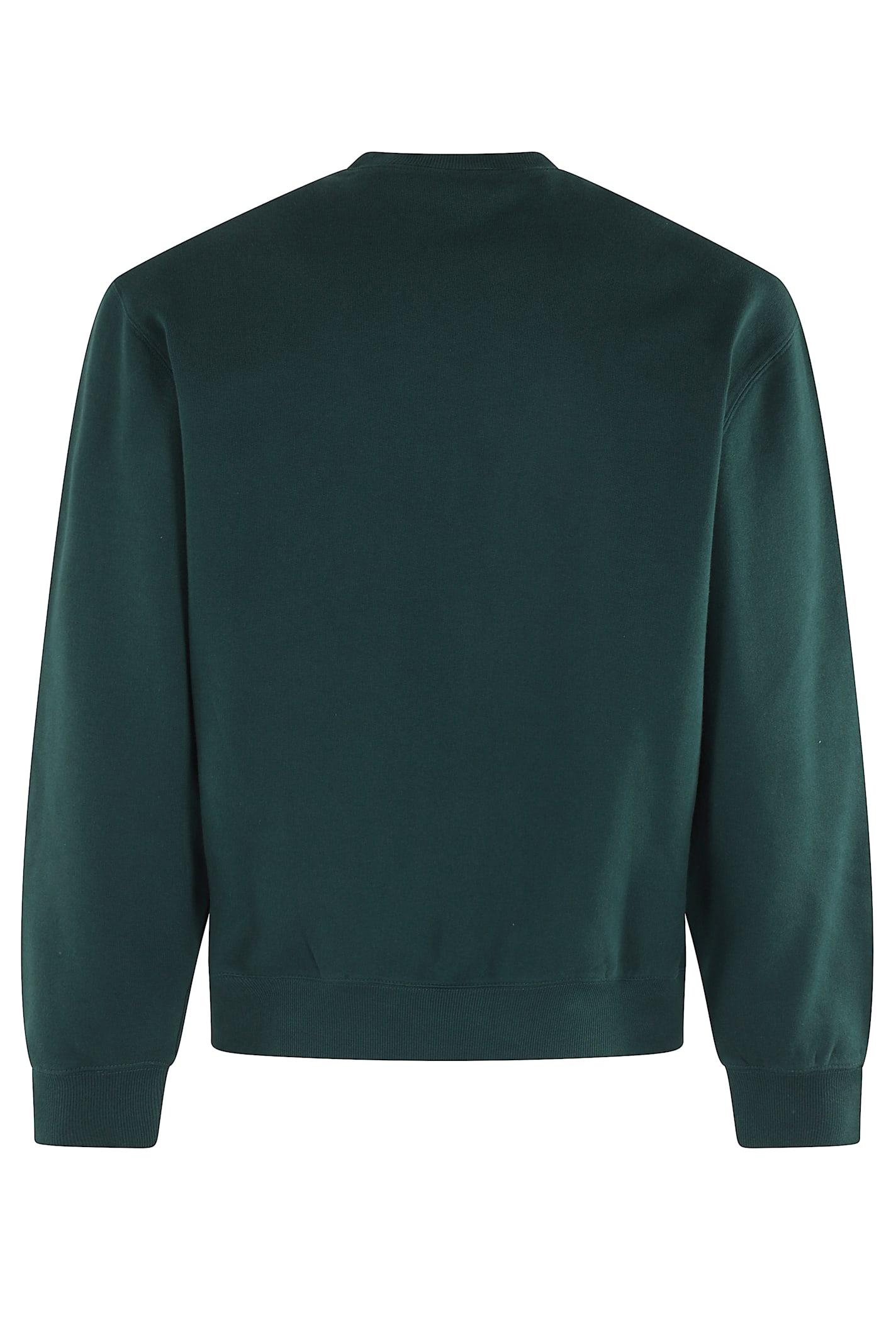 Carhartt Ip Mens Dark Fir Alumni Brand-embroidery Cotton-jersey Sweatshirt In Green