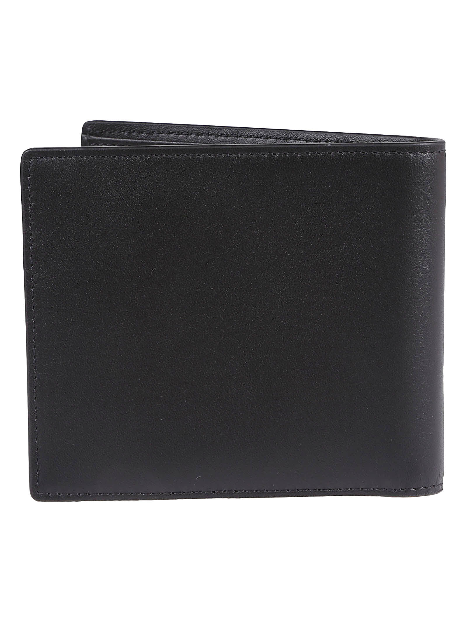 Shop Kenzo Logo Fold Wallet In Noir