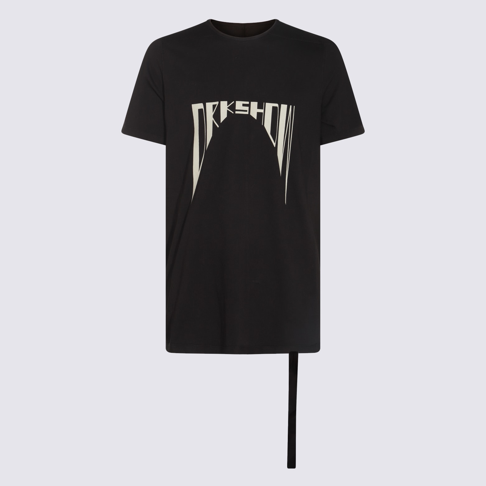 Drkshdw Black Cotton Level T T-shirt In Black