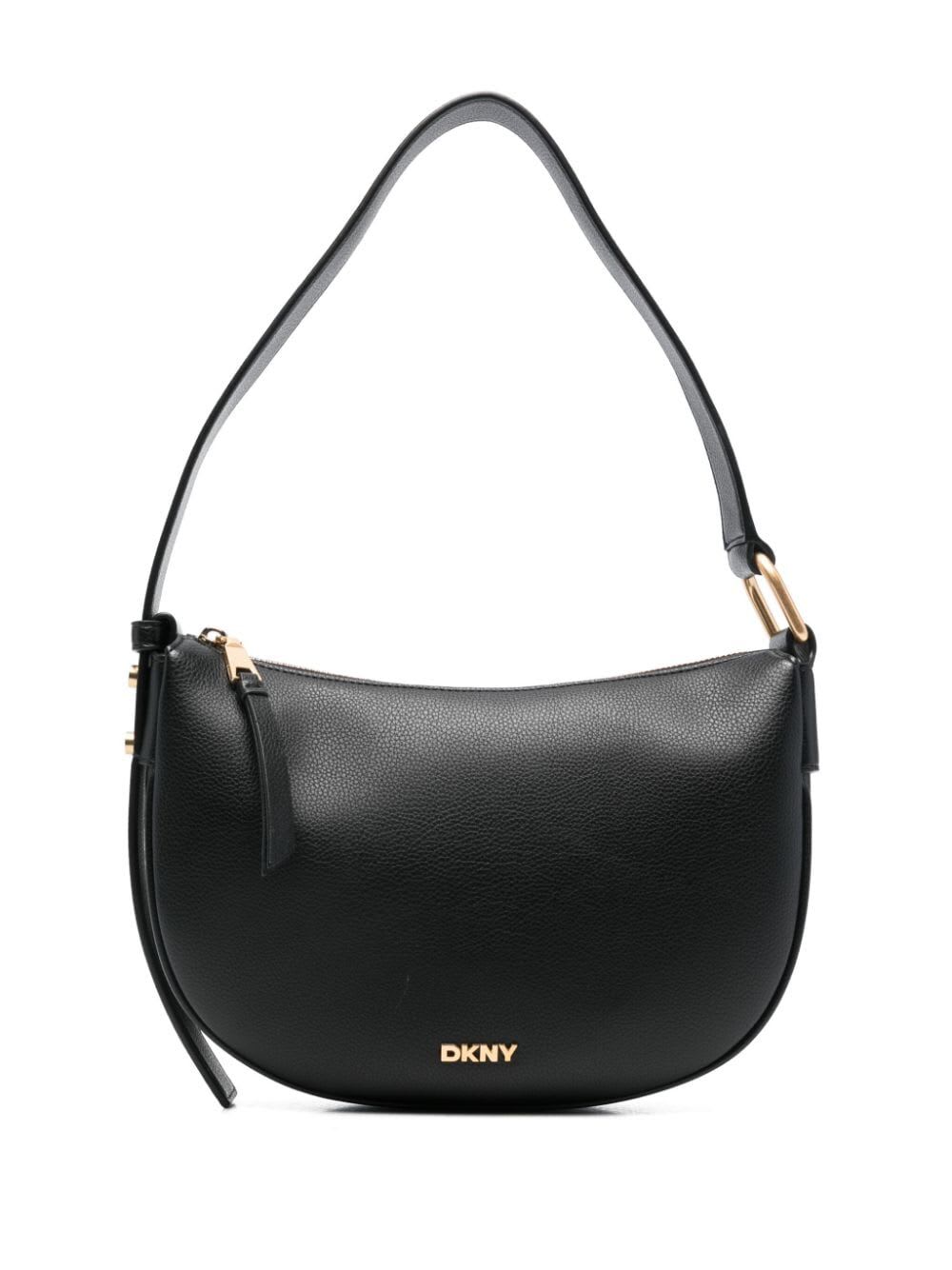 Dkny Scarlett Tz Shoulder Bag In Black Gold