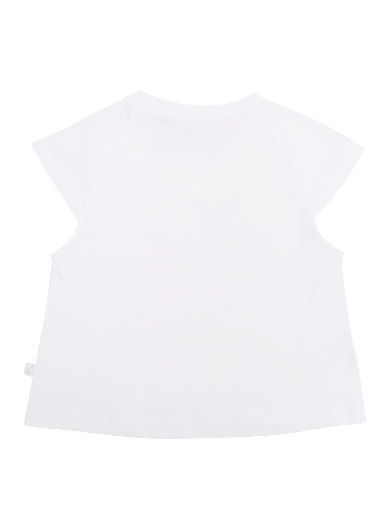 Shop Il Gufo Girls T-shirt With Pattern In White