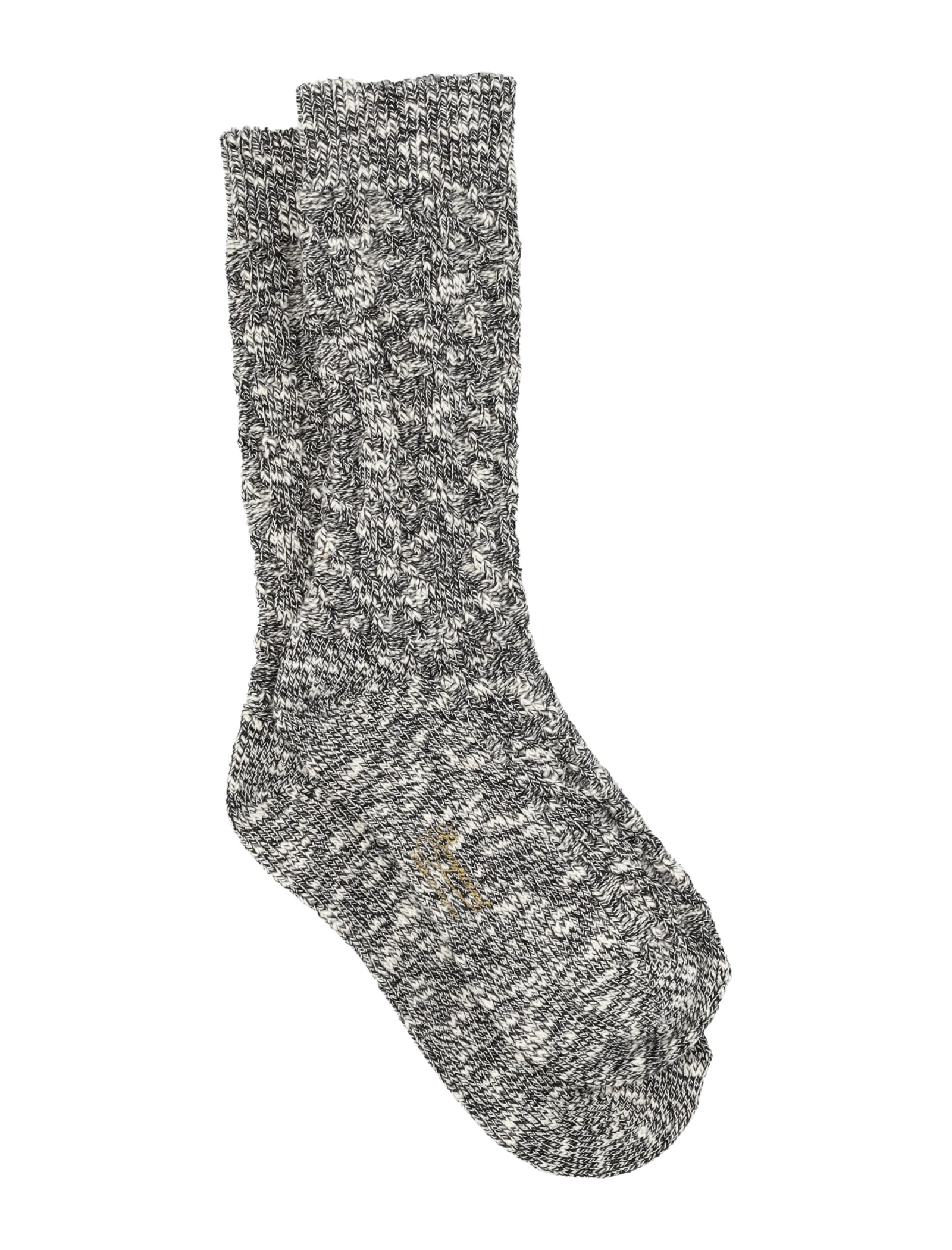 Bonpoint Knit Sock In Gris Chine