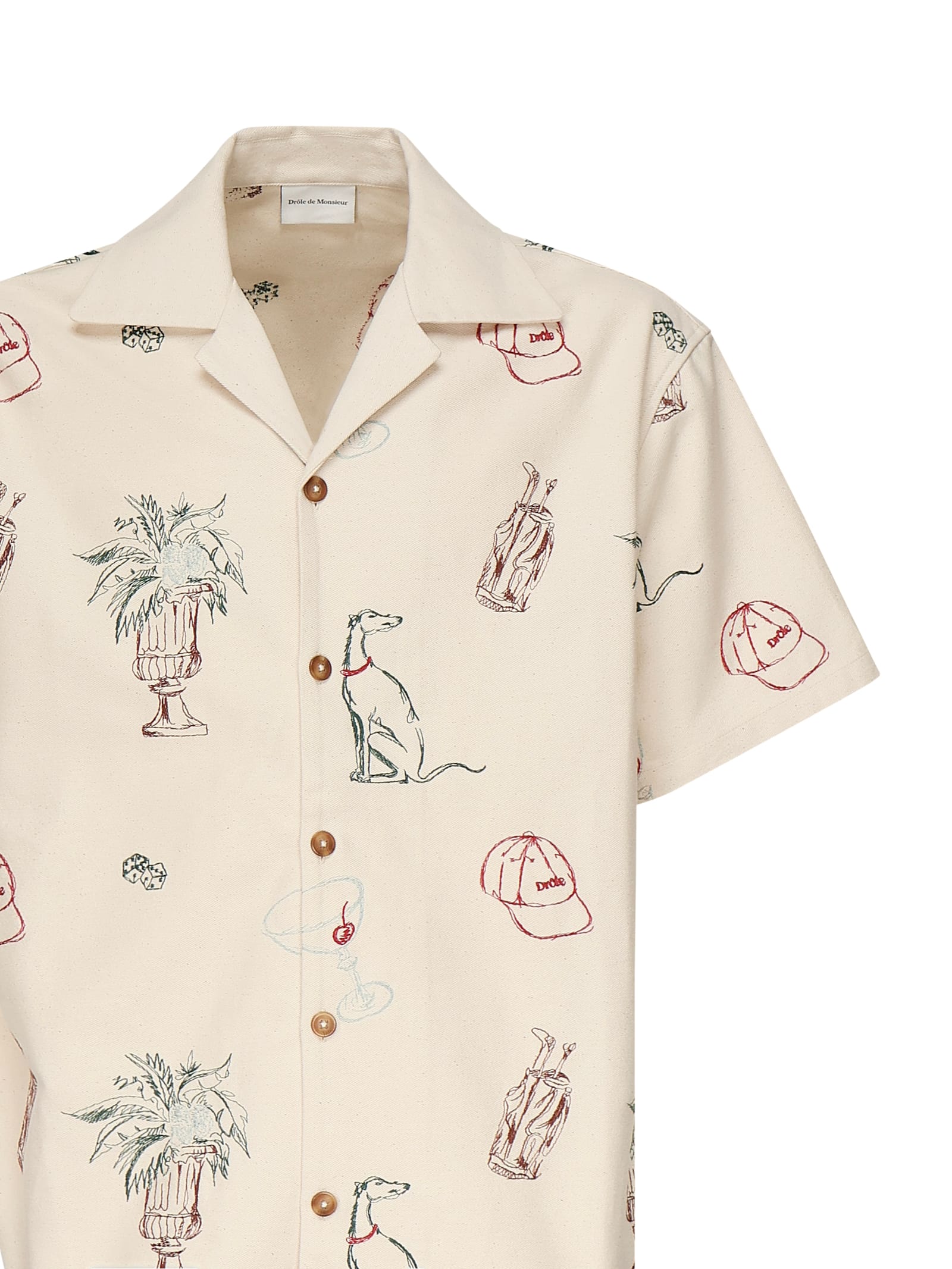 Drôle De Monsieur Short Sleeve Shirt
