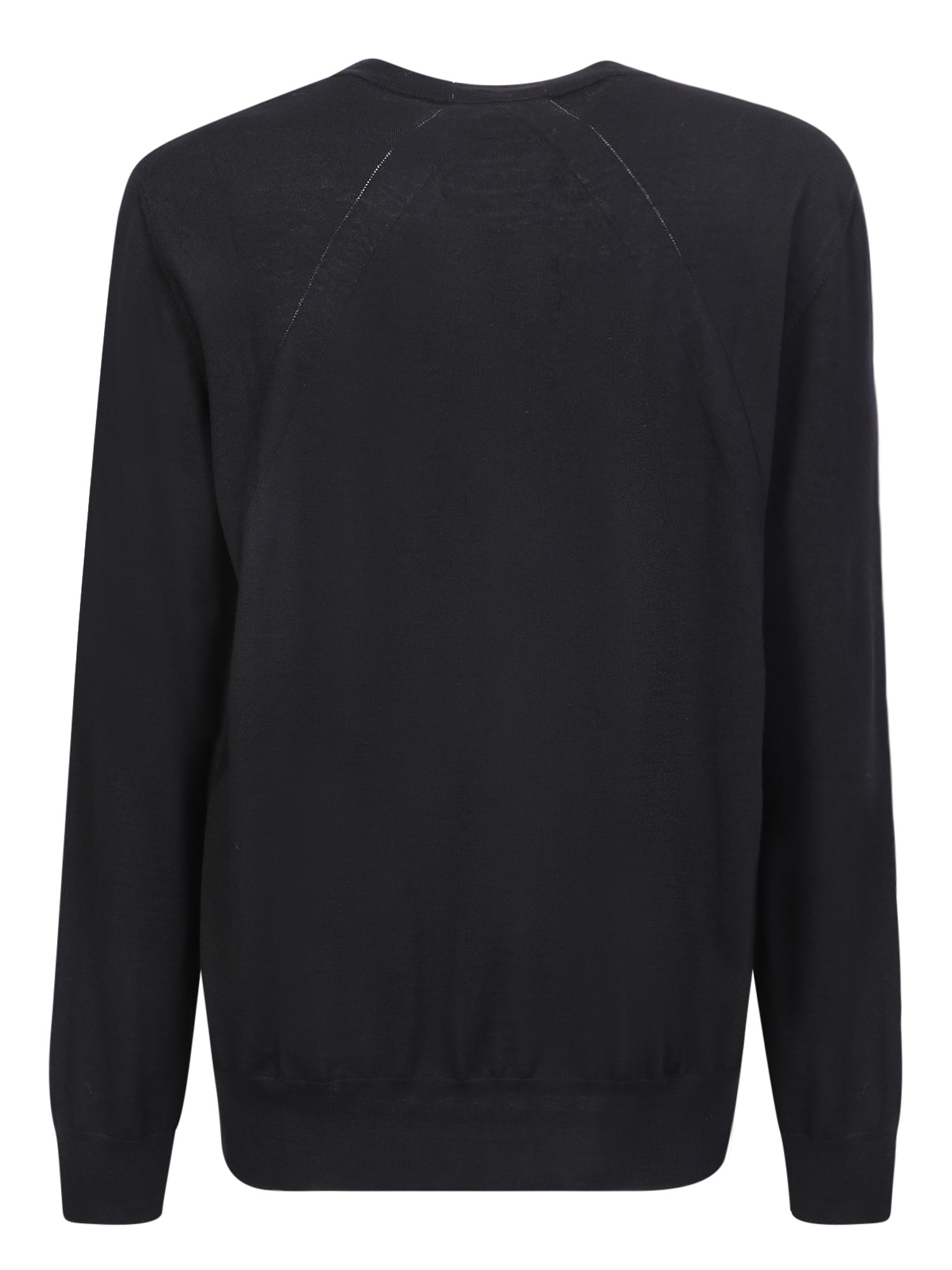 Shop Jil Sander Black Wool Sweater
