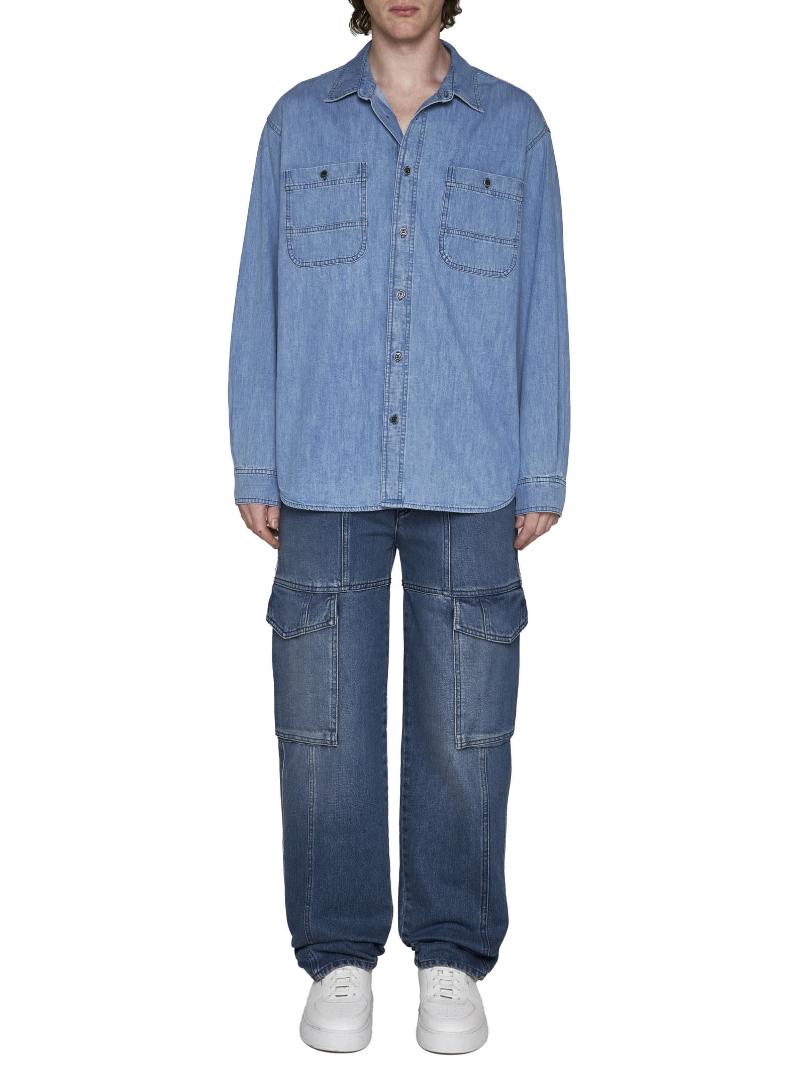 Shop Isabel Marant Shirt In Blue