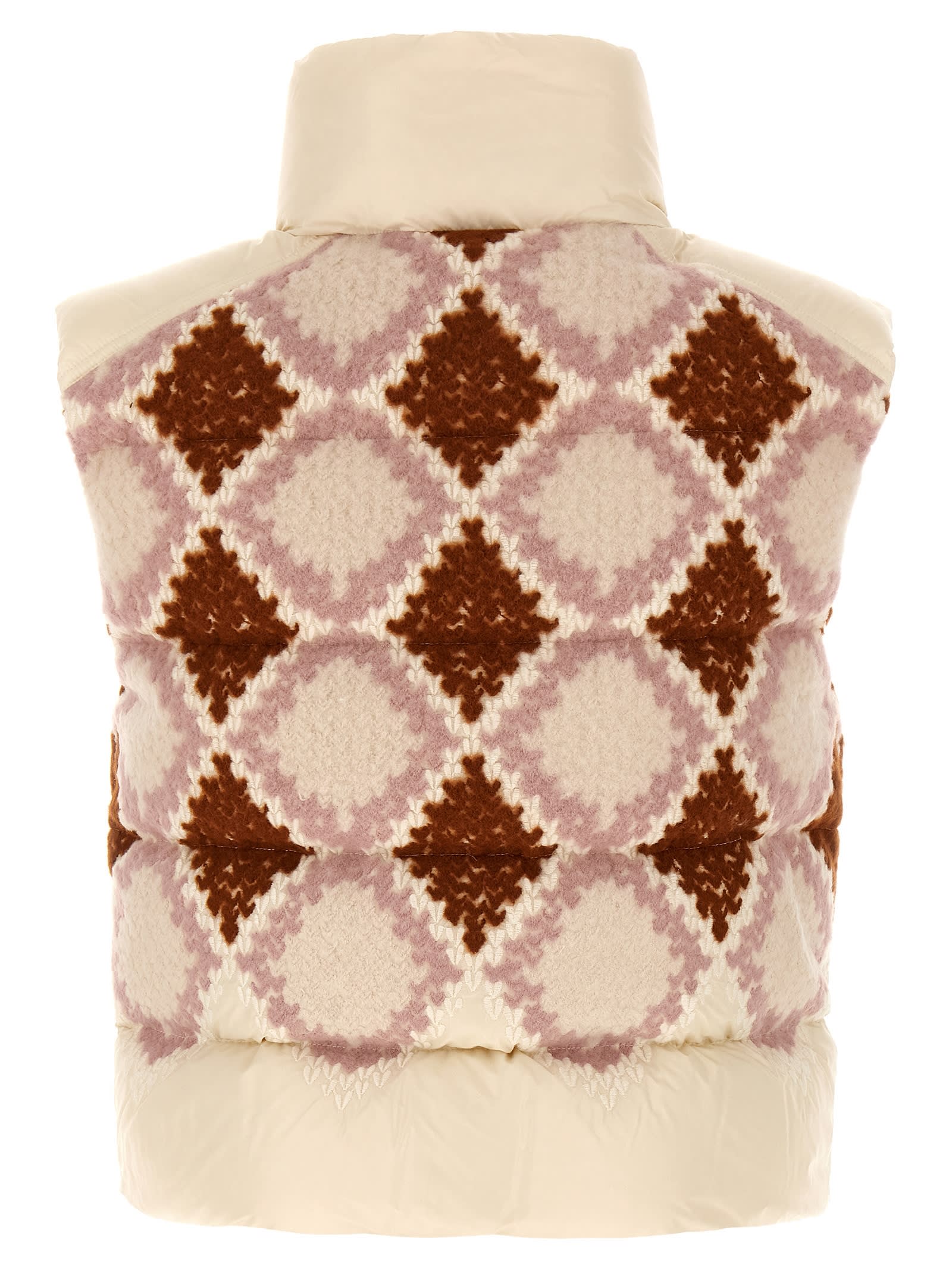 Moncler Armathia Down Vest In Neutral