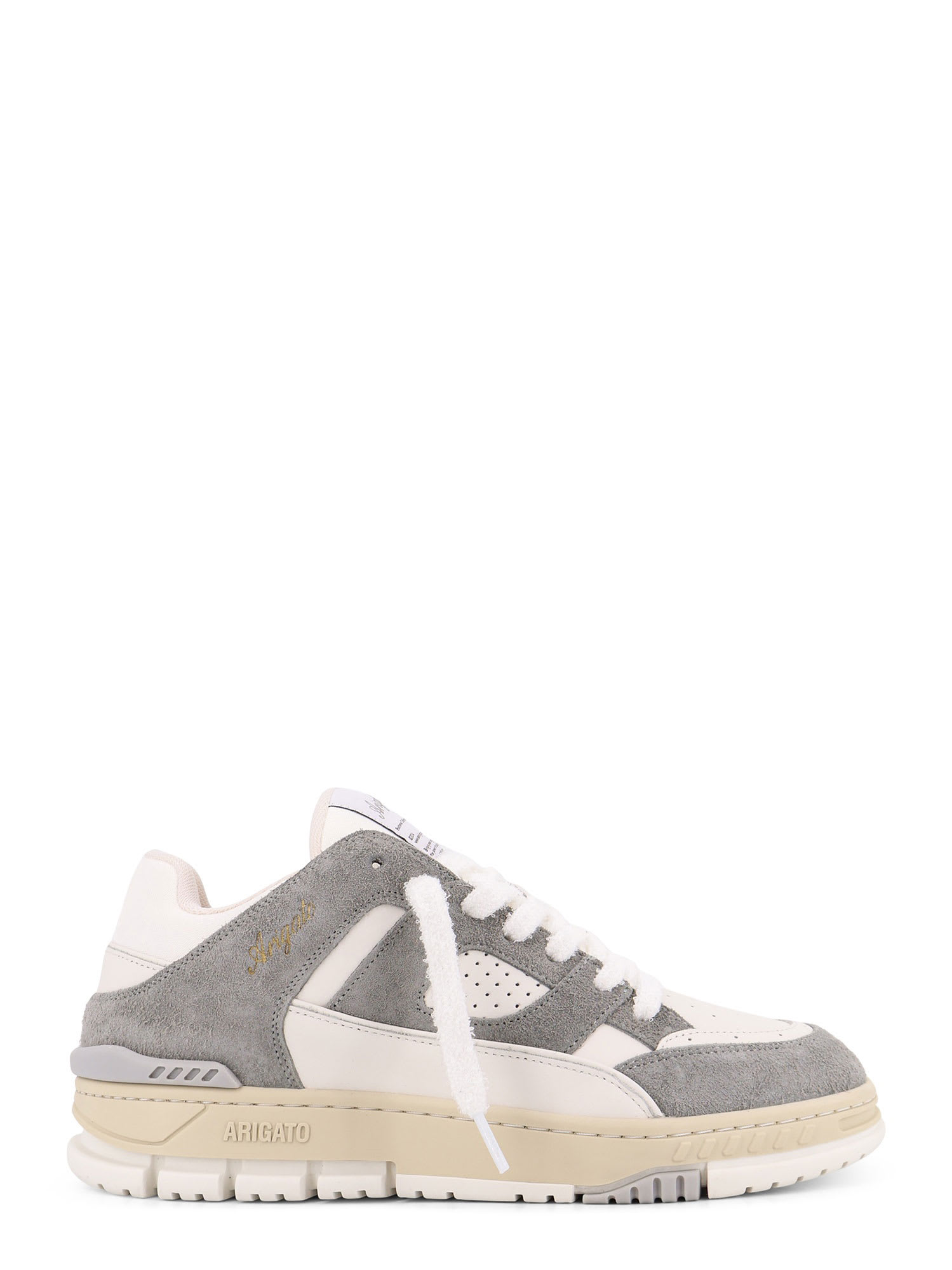 Axel Arigato Area Lo Low-top Suede And Leather Sneakers In Gray