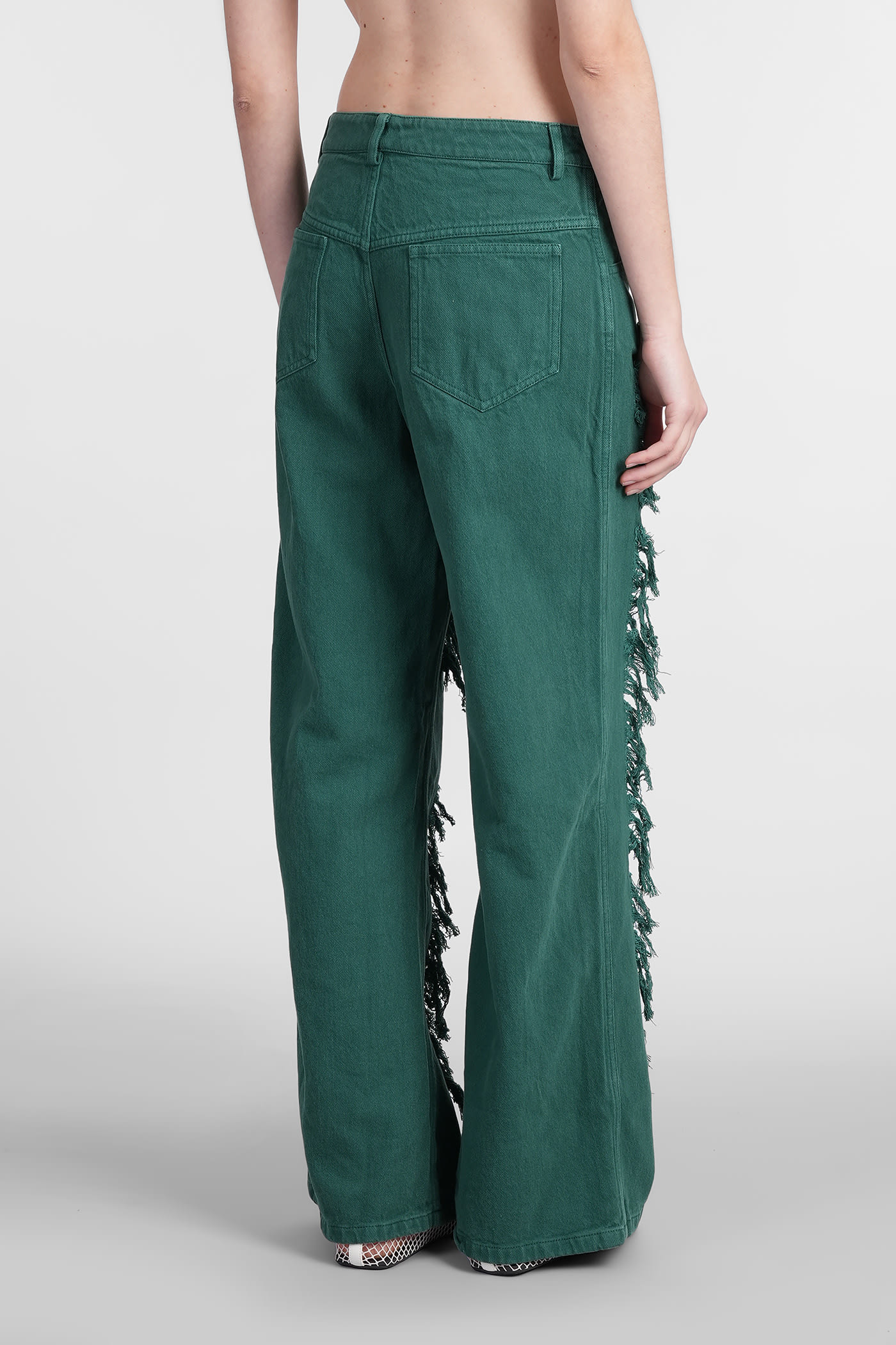 CHRISTOPHER ESBER JEANS IN GREEN COTTON