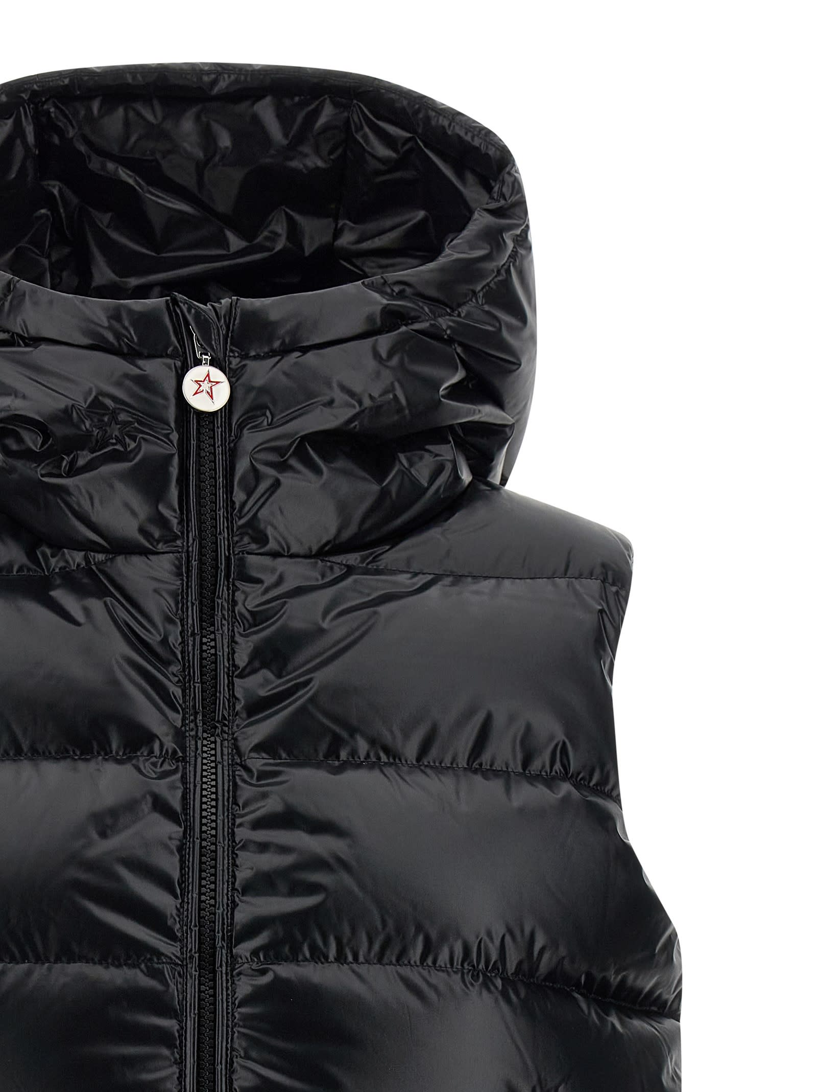 Perfect Moment Polar Flare Vest In Black