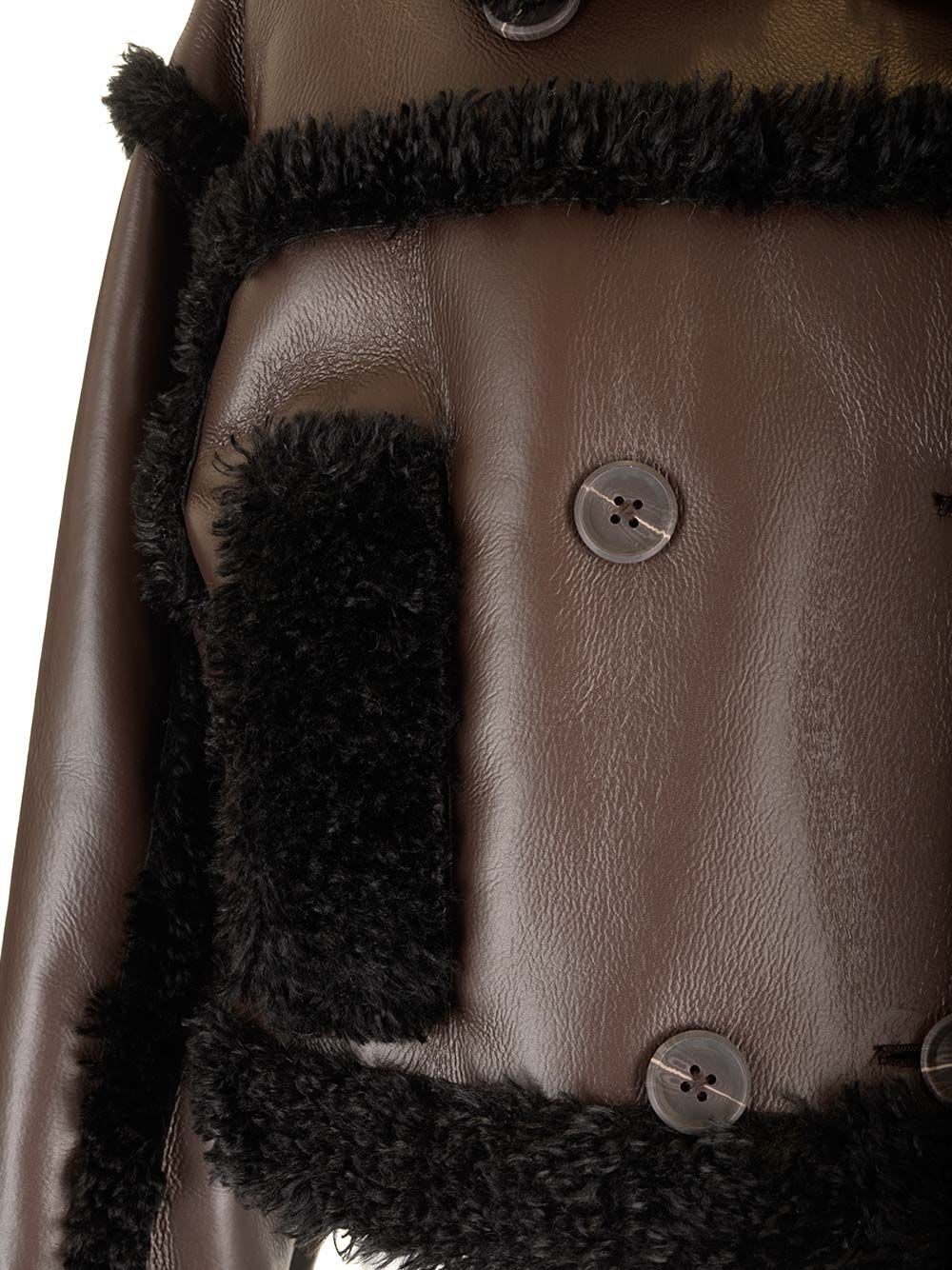 STAND STUDIO KRISTY FAUX FUR COAT