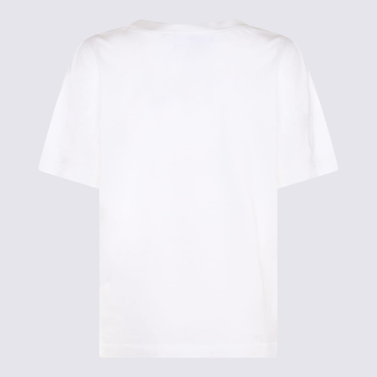 Shop Dsquared2 White And Pink Cotton T-shirt