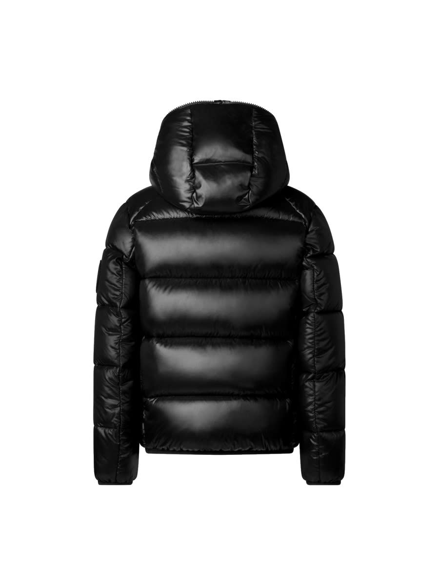 Shop Save The Duck Hooded Jacket In Black