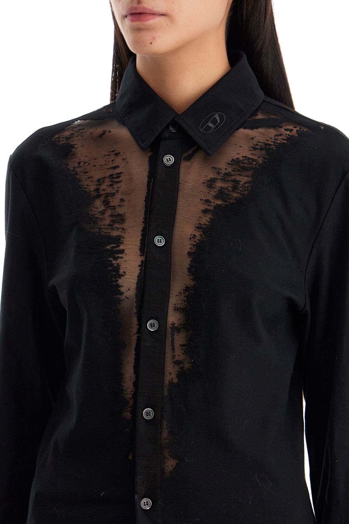 Diesel Unisex Jersey Dévoré Shirt In Xx
