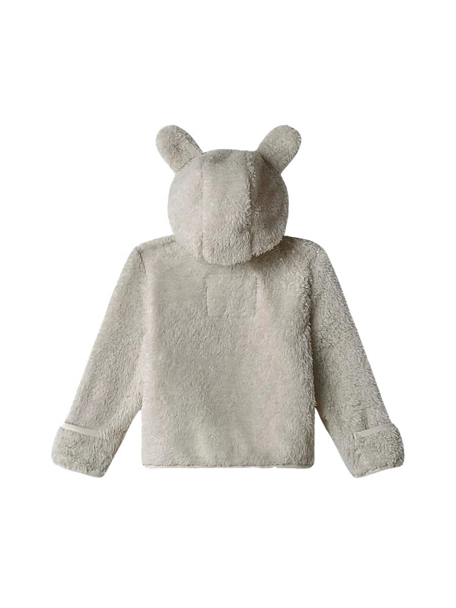 Shop The North Face Baby Campshire F/z Hoodie White Dune/sparkle