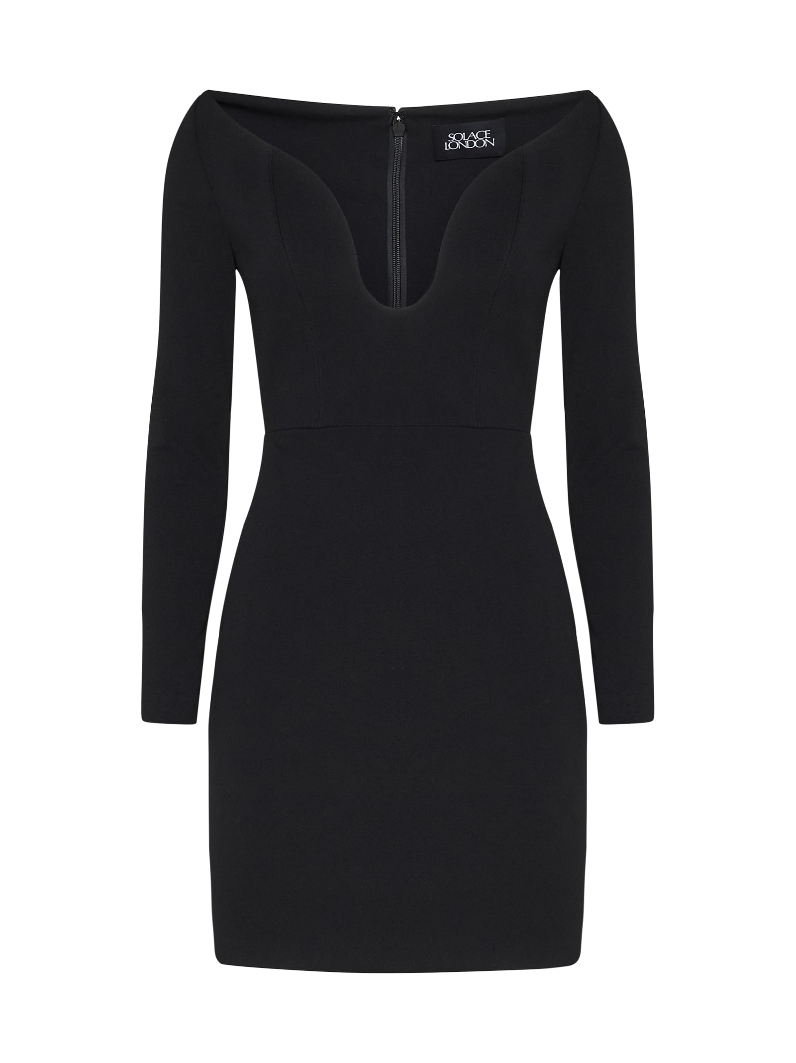 Shop Solace London Dress In Black