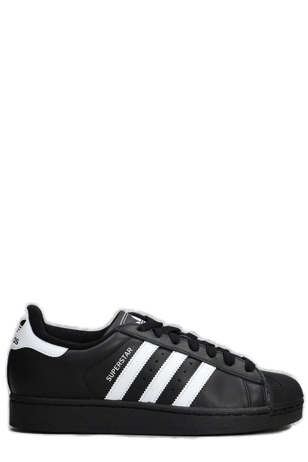 Adidas Originals Mens Adidas Superstar Ii Pony-hair Leather Low-top Trainers In Multi