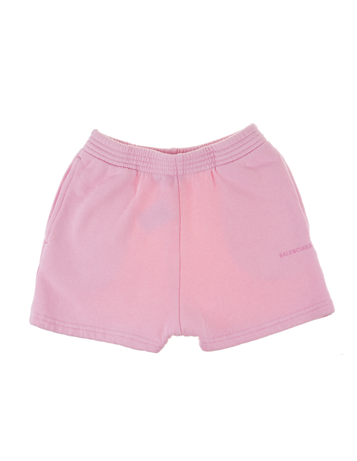 Unisex Kid Pink Balenciaga Sports Shorts