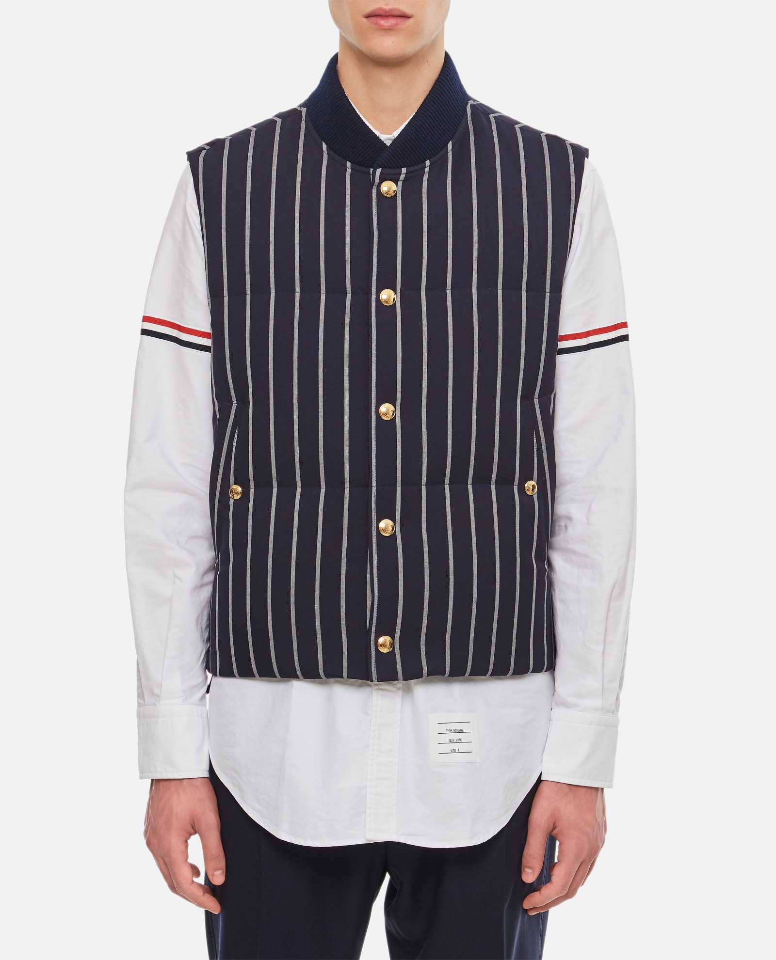 Wool Stripe Vest
