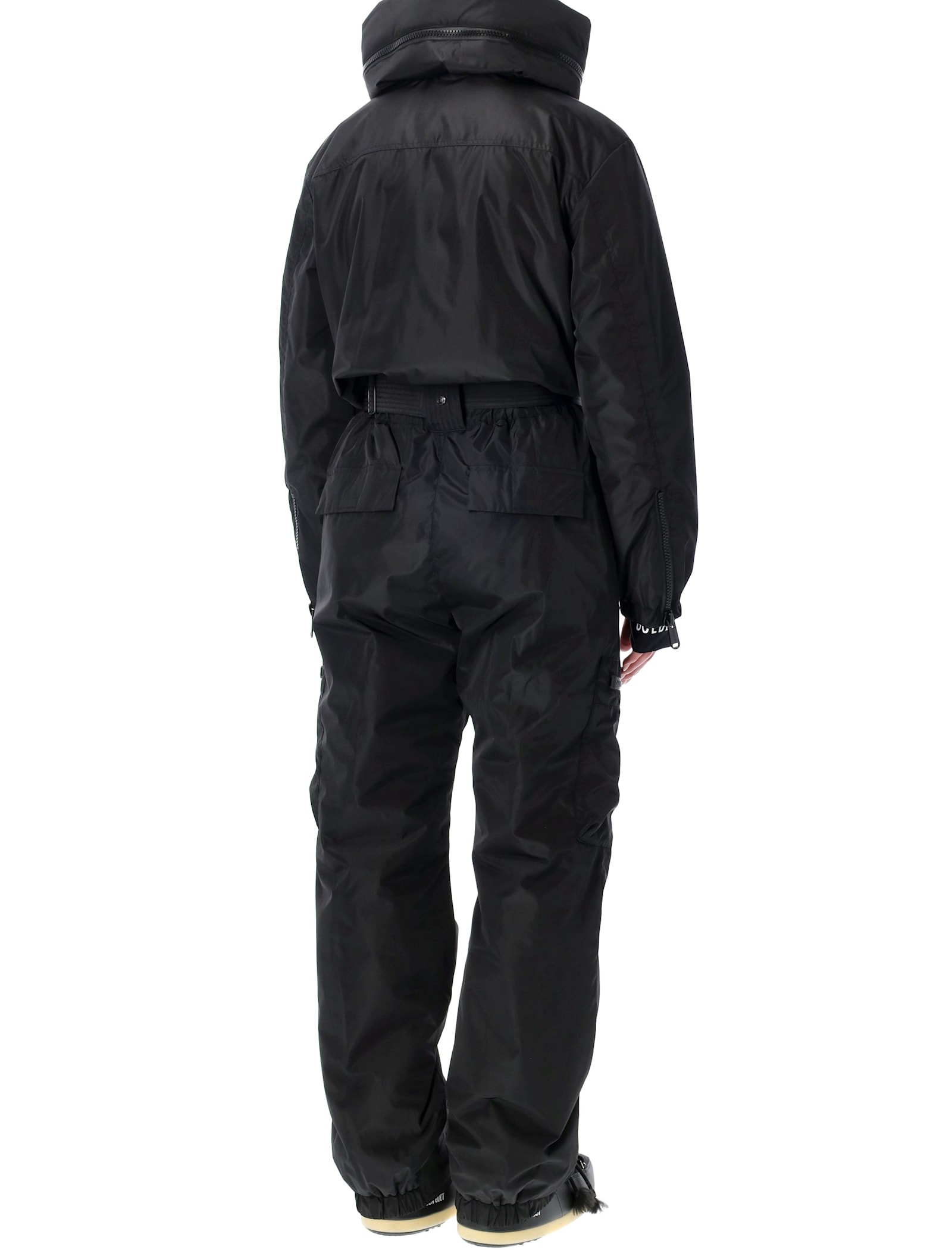 Goldbergh Discover Padded Ski Suit With Belt In Black