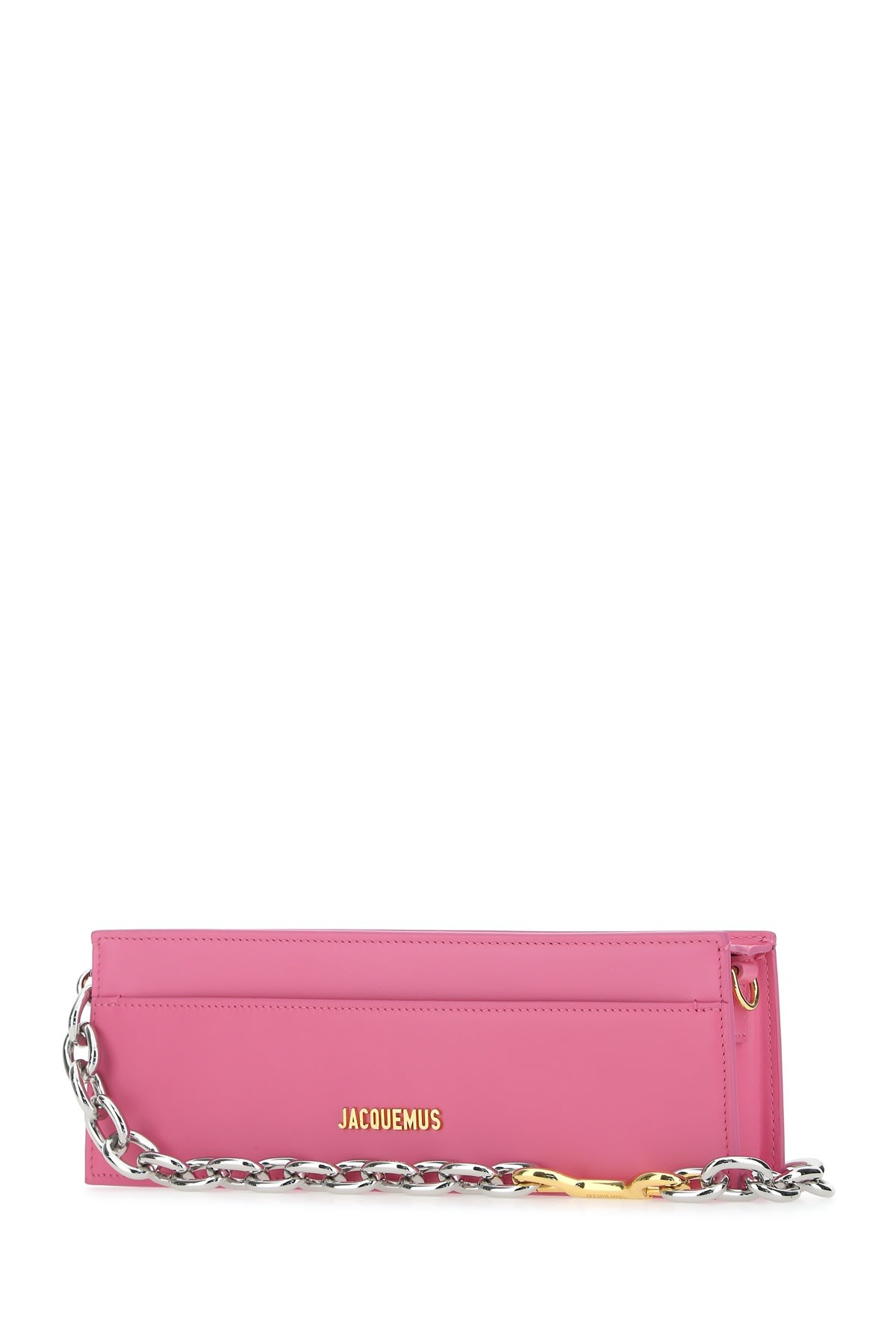 Shop Jacquemus Pink Leather Le Ciuciu Handbag In 430