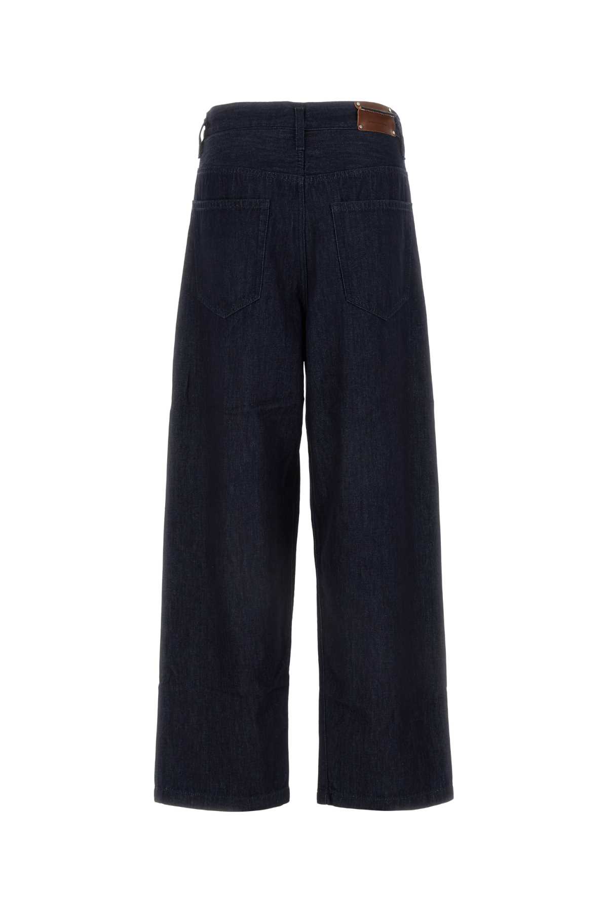 Shop Dries Van Noten Denim Wide-leg Jeans In Indigo