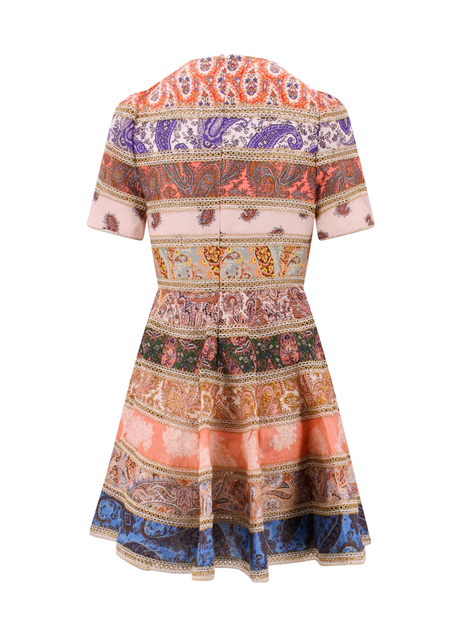 Shop Zimmermann Dress In Multicolor