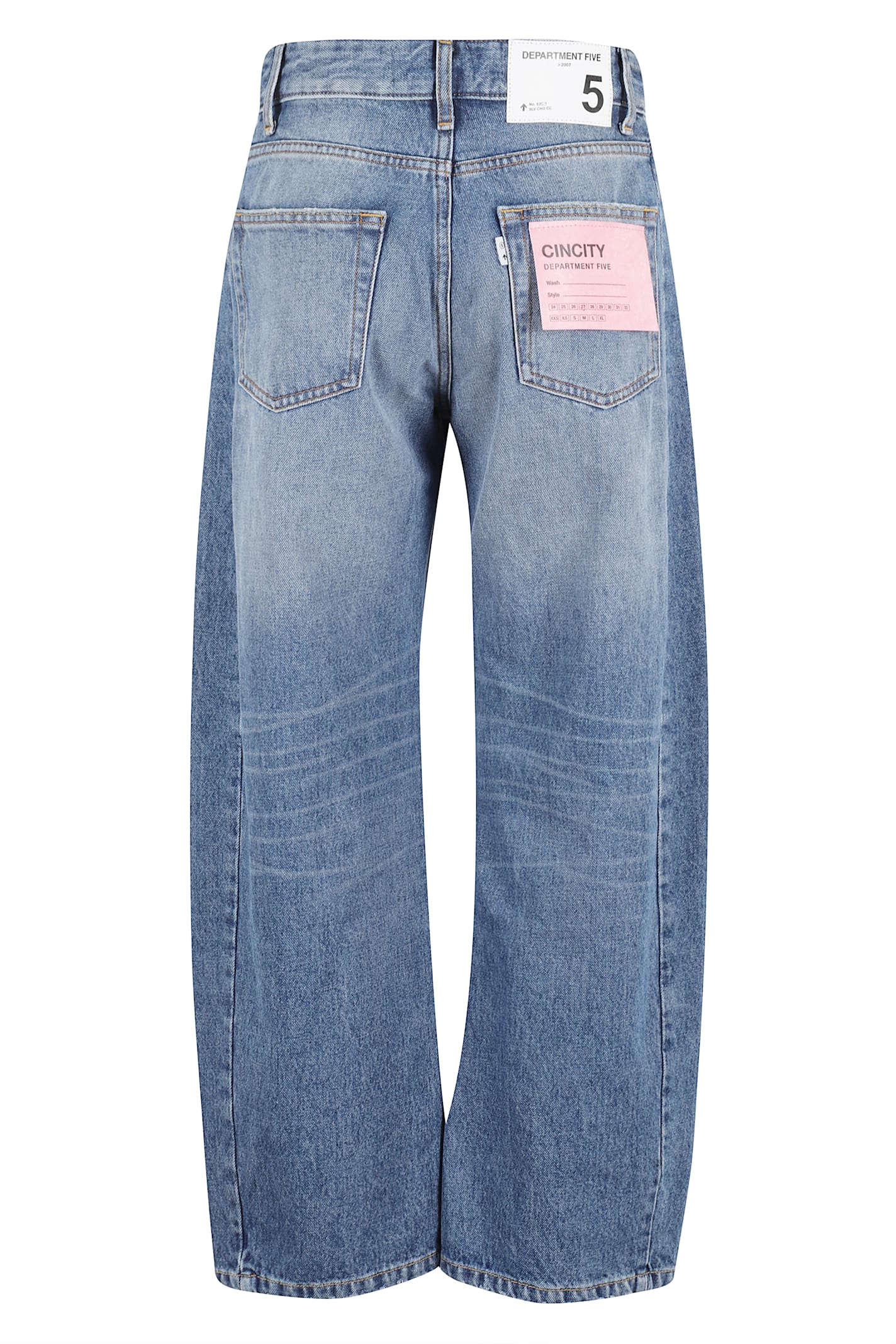 Department Five Cincity Pantalone Curved In Blue
