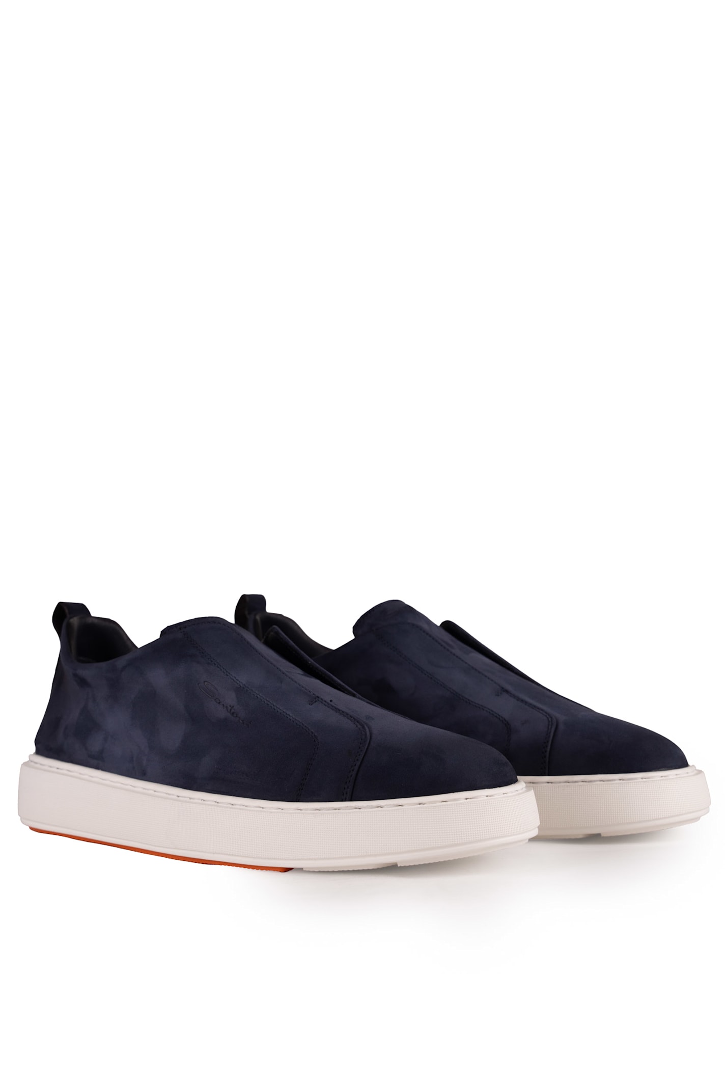 Santoni Victory-fehu59 Laceless Sneakers In Leather