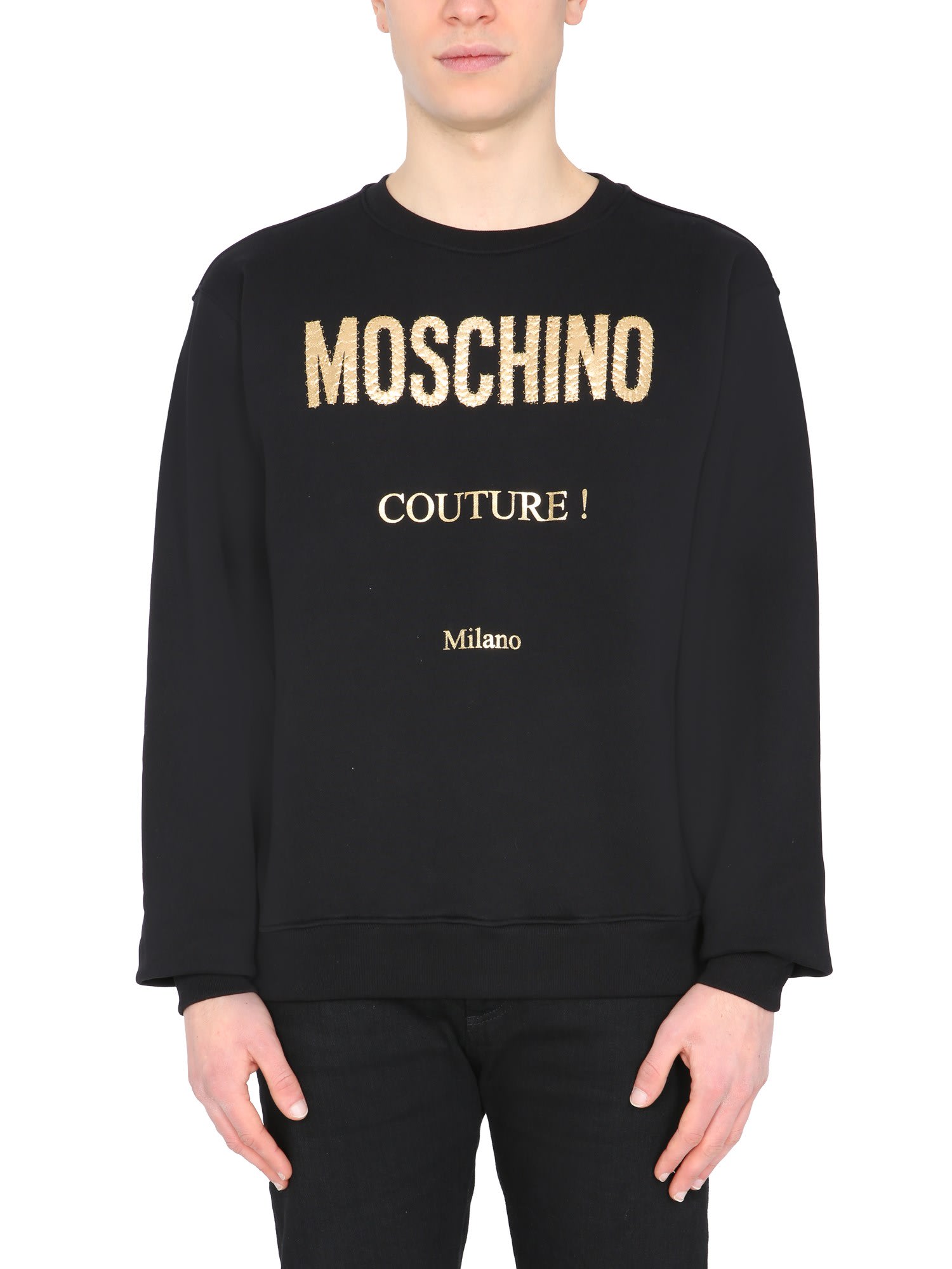 Moschino Sweatshirt With Laminated Print