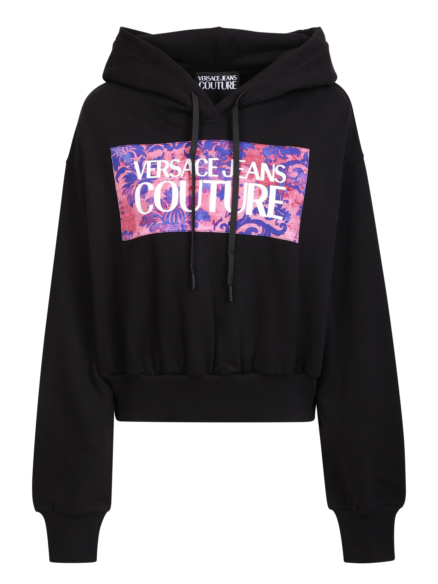 Versace Jeans Couture Hooded Sweatshirt Nero