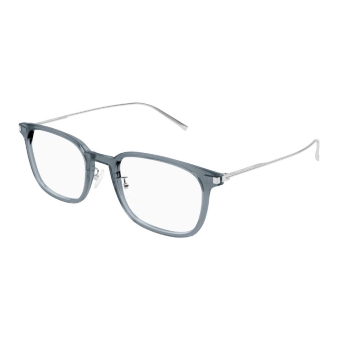 Saint Laurent Sl 632/j003 Grey Silver Transpare In Blue
